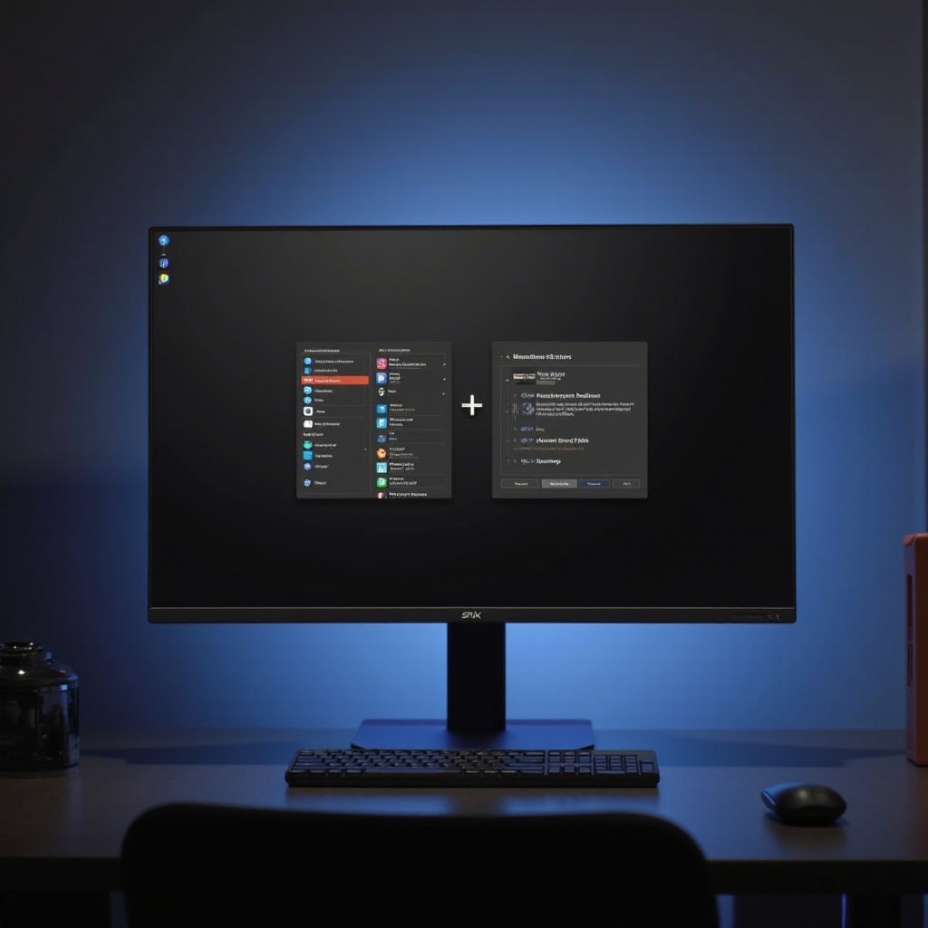 Strix Monitor How to Split Screen