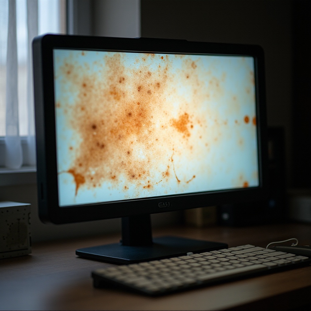 what happens when my monitor gets too hot and stains