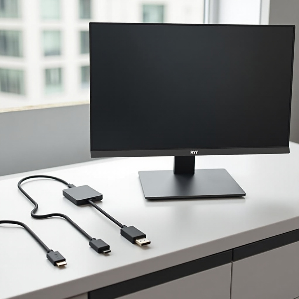 What Type of Cable Works with KYY External Monitor